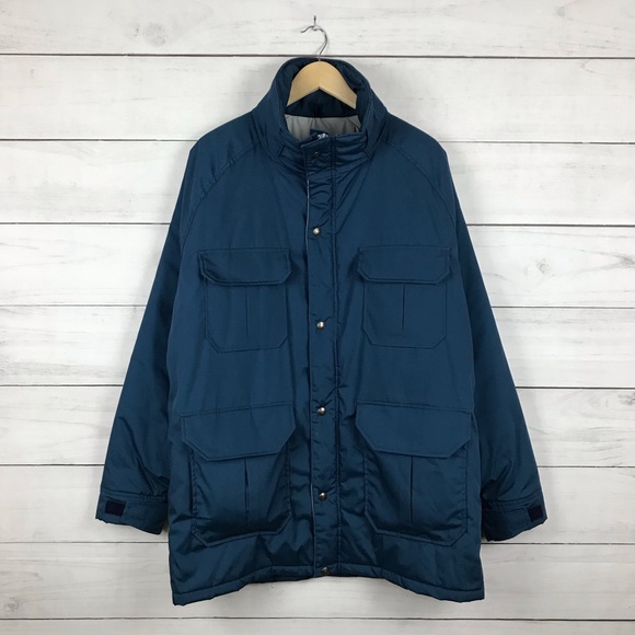 Vintage 1980s Woolrich USA Hooded Jacket